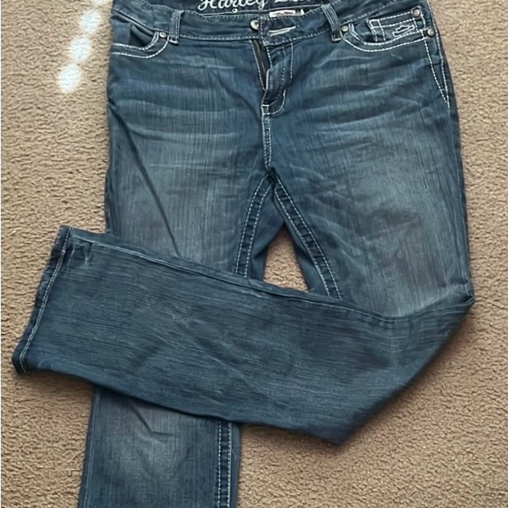 Harley-Davidson Jeans. Size8-Boot Cut. Very Comfortable Wear.